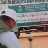 مساعدات سعودية لضحايا السيول في العبر