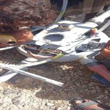 قوات العمالقة تسقط طائرة مسيرة حوثية في حيس بالحديدة