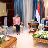 رئيس المجلس الرئاسي اليمني يناقش مع السفير الألماني تنصل الحوثيين عن اتفاق تمديد الهدنة الذي توصل إليه المبعوث الأممي