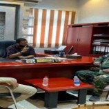 العميد العمري يلتقي مدير أمن لحج ورئيس عمليات القوات البرية الجنوبية
