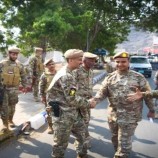 قائد قوات العاصفة الرئاسية يتفقد النقاط الأمنية في مديريات العاصمة عدن