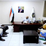 القائم بأعمال رئيس انتقالي عدن يطلع على جاهزية القوات الأمنية بجزيرة ميون