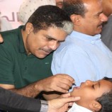 رئيس انتقالي حضرموت يشارك مكتب الصحة تدشين الحملة الوطنية للتحصين ضد شلل الأطفال