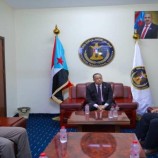 الخُبجي يستقبل الأمين العام المساعد للأمانة العامة لهيئة رئاسة المجلس الانتقالي