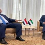الرئيس الزُبيدي ووزير خارجية الإمارات يدعوان الى  السلام العادل