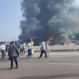 حادث مروع على طريق الإسكندرية الصحراوي في مصر ﻿