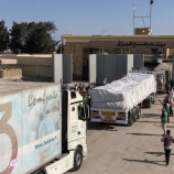 الهلال الأحمر الفلسطيني: تسلمنا 26 شاحنة مساعدات جديدة من معبر رفح