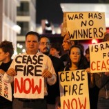 الشرطة الاسرائيلية تمنع تظاهرة للعرب ضد الحرب على غزة
