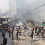 الصحة الفلسطينية في غزة: نحو 50 شخصا قتلوا جراء القصف على مدرسة الفاخورة بغزة