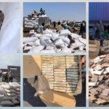 ضبط وإتلاف مواد مخالفة للمواصفات في ميناء المنطقة الحرة بالعاصمة عدن ومنفذ الوديعة