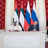 رئيس الإمارات يستقبل الرئيس الروسي في أبوظبي