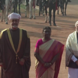 بالفيديو.. مراسم الاستقبال الرسمي لسلطان عمان في الهند