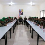 العميد الربيعي يترأس الاجتماع الدوري بقادة ومدراء قوات الحزام الأمني بالعاصمة عدن