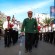 الفرقة النحاسية الموسيقية العسكرية تجوب شوارع العاصمة عدن
