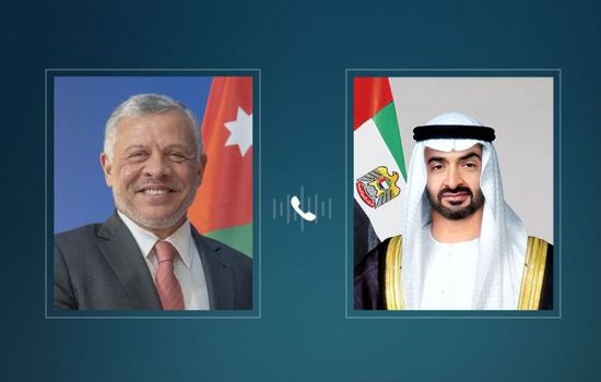 هاتفياً.. رئيس الإمارات وملك الأردن يبحثان علاقات البلدين والتطورات الإقليمية