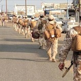 مسير عسكري يعزز الجاهزية القتالية لقوات العمالقة الجنوبية