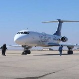 أول رحلة تجريبية لطائرة ركاب إلى مطار دير الزور في سوريا بعد توقفه لسنوات (صور)