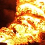 انهيار مبتى إثر حريق ضخم في الأرجنتين (فيديو+صور)