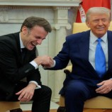 ترامب مازحا: ماكرون خدعني! (فيديو)