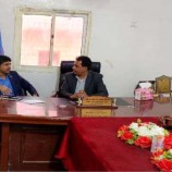 رئيس انتقالي سقطرى يناقش مع رئيس دائرة الإعلام والثقافة عمل الإدارة وأقسامها بالمحافظة