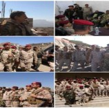 قيادات عسكرية بارزة تزور الخطوط الأمامية لجبهات الضالع