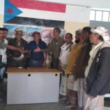 انتقالي يافع سباح يجري مراسم التسليم والاستلام بين رؤساء أقسام الهيئة