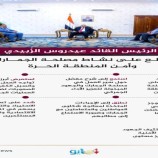 الرئيس الزُبيدي يطّلع على نشاط مصلحة الجمارك وأمن المنطقة الحرة..انفوجرافيك