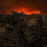 قصف إسرائيلي مكثف شرقي مدينة غزة