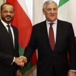 وزيرُ الخارجيّة الإيطالي يلتقي نظيره العماني في روما