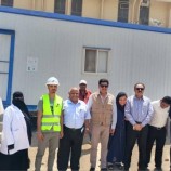 المدير القطري لمنظمة اليونبس في الشرق الأوسط يتفقد أعمال بناء مركز الطوارئ التوليدية بمستشفى الصداقة
