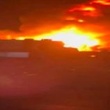 الدفاع المدني بوادي حضرموت يخمد حريقا في محطة محروقات بسيئون