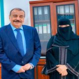 اللواء بن بريك يلتقي المناضلة زهرة عبد