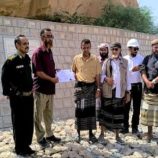 تسليم مشاريع زراعية جديدة لتحسين الري وحماية الأراضي في مديرية حبان