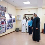 ولي عهد أبوظبي يزور مدرسة الشيخ خليفة بن زايد في أستانا