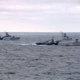 سفن حربية روسية تنفذ تدريبات في بحر البلطيق