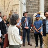 وفد أوروبي يتفقد أعمال تأهيل قصر السلطان العبدلي في عدن