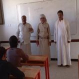 رئيس انتقالي دهر يتفقد سير الامتحانات بثانوية الخر