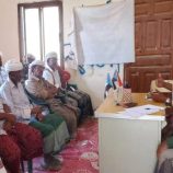 رئيس انتقالي حديبو يناقش مع رؤساء المراكز تعزيز العمل المجتمعي والتنظيمي