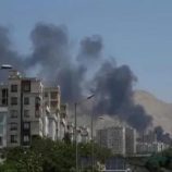 ضربات إسرائيلية قرب مبنى الهلال الأحمر الإيراني