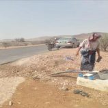 مدير عام الوضيع يتفقد أضرار تخريب مشروع مياه السواد