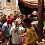 انتقالي أبين يتفقد سوق حراج الأسماك في زنجبار