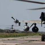 الدفاع الروسية تنشر لقطات لقتال المروحيات على الجبهة