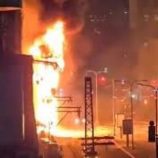 اندلاع حريق في مطعم قرب تل أبيب