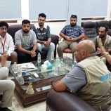 البيشي يناقش تنفيذ مشروع البنية التحتية لمبنى الرعاية الصحية ومخازن اللقاحات المركزية في عدن