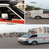 خطة انتشار سيارات الإسعاف مع كوادر مركز الطوارئ والاسعاف 195