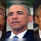 ترامب يتخذ قرارا مثيرا للجدل تجاه صور أوباما وبوش الأب والابن في البيت الأبيض