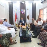 فريق التوجيه الرئاسي يلتقي الهيئة العسكرية الجنوبية بالمهرة