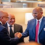 الرئيس الزُبيدي يلتقي ضمن وفد مجلس القيادة الرئاسي رئيس جمهورية العراق ووزير خارجية البحرين