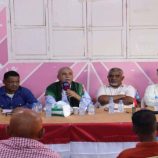 فريق التوجيه الرئاسي يعقد لقاءً موسعاً بالقيادة انتقالي الشحر واللجان المجتمعية بالمديرية