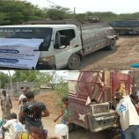 فريق مبادرة انتماء يقدم دعم لسكان قرية دار المناصرة بلحج المتضررة من السيول